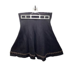 Black Zara High Waisted Mini Skirt